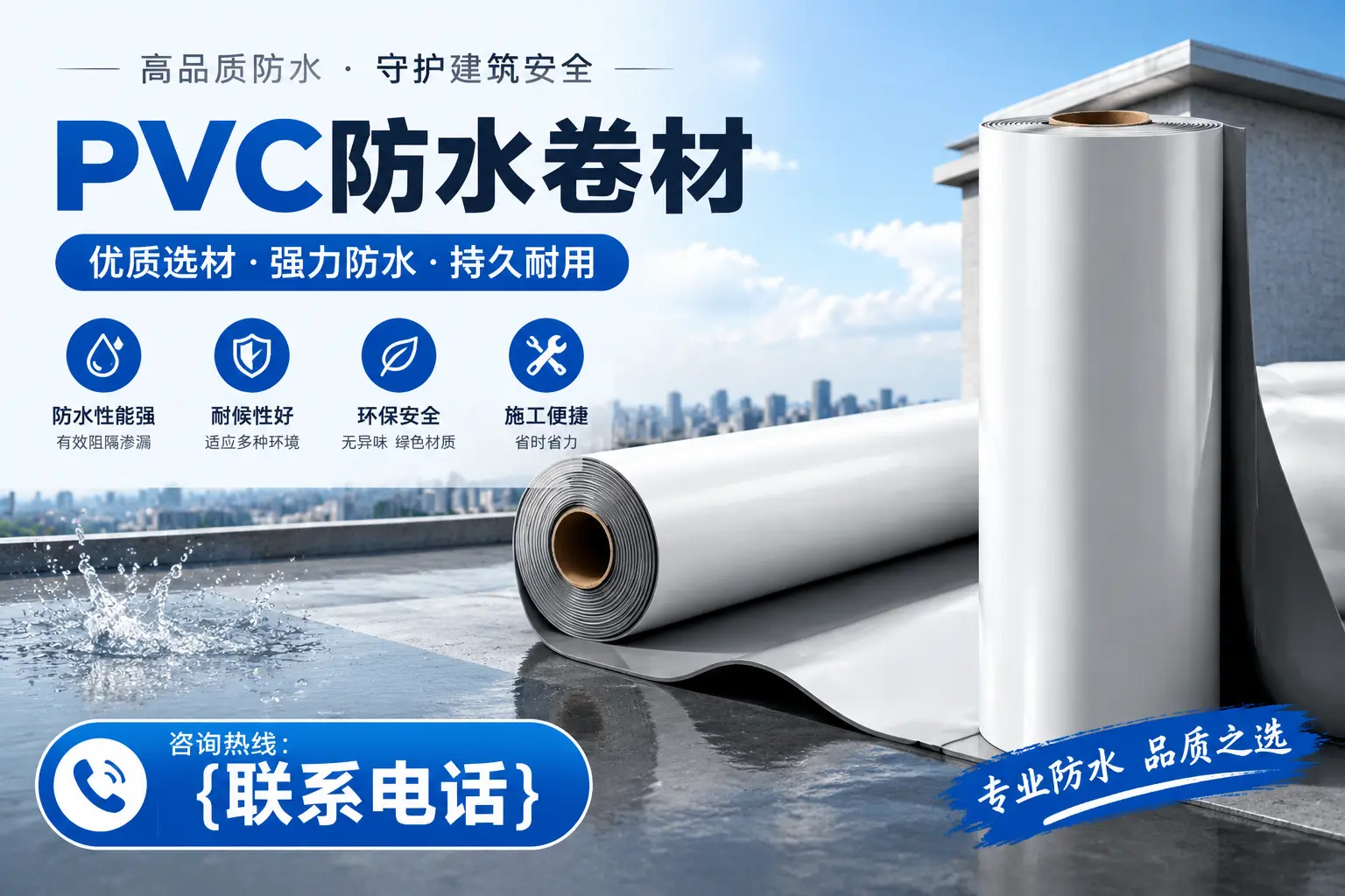 PVC防水卷材的选购技巧与注意事项，助您在定安找到合适产品